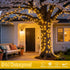 4 Pack 50 16.5ft 8 JMEXSUSS LED Battery Operated String Lights Warm White, Each Battery Outdoor Lights with Timer