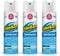 OdoBan Ready-to-Use 360-Degree Continuous Spray Disinfectant, 3 Pack, 14.6 Ounces Each, Fresh Linen Scent