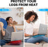 AboveTEK Portable Laptop Lap Desk w/Retractable Left/Right Mouse Pad Tray, Non-Slip Heat Shield Tablet Notebook