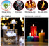 Flicker,100 Pack AGPTEK Tea Lights with Flickering Flameless LED Candles Battery Operated Tealight Candles Long Lasting