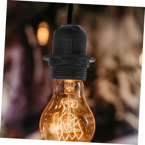 4pcs Bulb Socket Lamp Holder Retro Industrial Style Light Socket Accessories for Pendant Wall Sconce Ceiling Lights