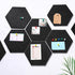Ctosree 12 Pcs Felt Bulletin Board Tiles 5.9 x 7 Inch with Self Adhesive Backing and 50 Push Pins for Decor