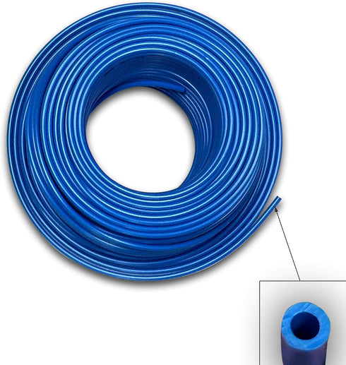 Food Grade 1/4 Inch Plastic Tubing for RO Water Filter System, 30 Feet, Blue, BPA Free