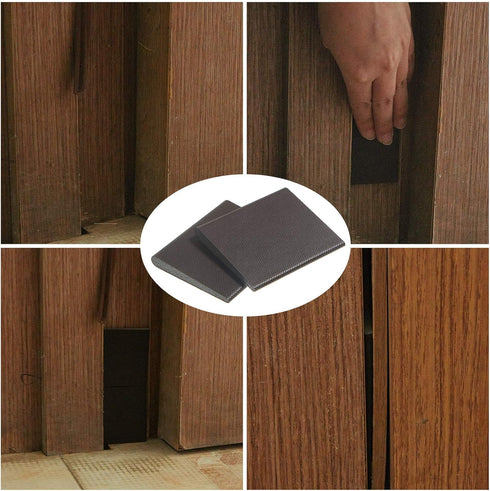 Zonon 20 Pieces Self-Adhesive Door Corner Seals, Weather Stripping Draft Stopper for Noise Isolation