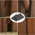 Zonon 20 Pieces Self-Adhesive Door Corner Seals, Weather Stripping Draft Stopper for Noise Isolation