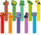Frienda 50 Pieces Cute Animals Bookmarks Ruler for Kids, Jungle Animal Party Favor, 10 Styles