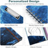Hongri Clipboard Folio with Refillable Lined Notepad, Clipboards with 5 A4 Folders Storage, Spiral Clip Board