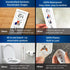 SPYMINNPOO Potty Training Chart, Visual Bathroom Routine Poster with Laminated Step by Step Schedule, Toilet Training