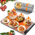 BROBIG Food Warming Mat | Max Temp 248,Electric Warming Tray with Timer and