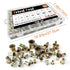 Trivd Frol 830pcs #6-32, #8-32, #10-24, 1/4-20, 5/16-18, 3/8-16, 1/2-13, 830pcs) Rivet Nut Tool Kit, SAE/Metric Rivet