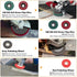 20 4 Inch 120/180/240/320 80/120/180 PCS Polishing Grinding Wheel Kit, Nylon Fiber Flap Disc Grit, Nylon Fiber & Wool