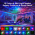 360 15 One Fire Galaxy Projector Star Projector Teen Girl Gifts for Boys Gift Ideas Women Gifts Birthday Gifts Effects