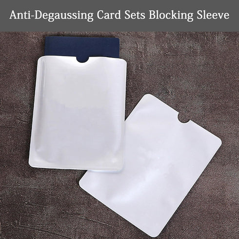 RDEXP RFID Blocking Sleeve Holder - Credit Card Secure Protector, Pack of 10