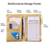 Server Books for Waitress Cute Waitress Book with Money Pocket Leather Server Book with Zipper Wallet Black Serving