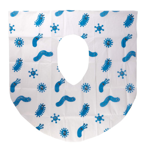 (6 Pack) Potty Shields Toilet Seat Covers Disposable - XL Waterproof Toilet Cover for Toddlers, Kids & Adults