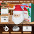 Christmas Night Light, Nursery Santa Squishy Light, Wireless Rechargeable Silicone Night Light ,Table Bedside Lamp