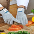 Dowellife Food Grade Cut Resistant Gloves Level 5 Protection for Kitchen Cuts, Oyster Shucking, Meat Cutting (X-Large)