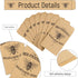 Whaline 200 Pack Bee Friendly Self-Adhesive Coin Envelopes | Small Kraft Envelope for Baby Shower Favors