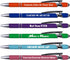 Team Building Employee Appreciation Pen Sets, Soft Touch Coated Metal and Stylus, 6 Pack 36094