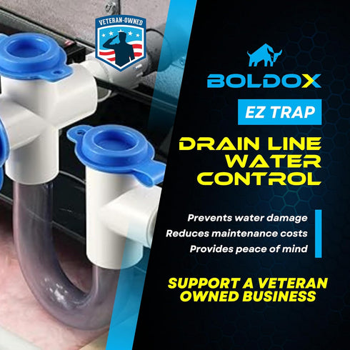 Condensate Trap 3/4 PVC P Trap HVAC with Clear Tubing to Spot Dirt & Debris for HVAC Systems