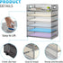 Marbrasse Paper Letter Tray Organizer, 6 Tier Mesh File Organizer with Handle, Paper Sorter for Letter/A4 Office File