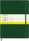 Moleskine Classic Hard Cover Notebook: XL (7.5" x 9.5") Squared/Grid, Myrtle Green, 192 Pages