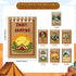 Eaasty 32 Pack Camp Adventure Theme Notepads Mini Spiral Notebook Tiny Notebook Camping Journal Pocket Notebook for Kids Camping Party Favors Writing Drawing Note Taking, 2.4 x 3.5 Inch (Rustic)