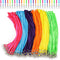Qilery 300 Pcs Lanyards for ID Badges, Bulk with Clip Lanyard Strap, Swivel Hook for Teacher, Kid, Adult, Office