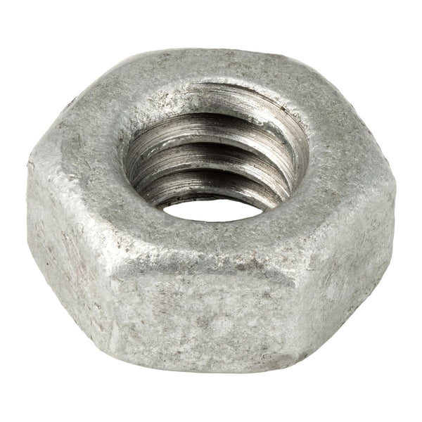 MAKERS BOLT 1/4"-20 (100 Pack) Galvanized Grade 2 Hex Nuts, Coarse Thread, Hot Dipped,