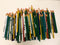 144 Lot Misprint Pencils with Rubber Eraser #2 Lead, Bulk Wholesale Lot