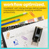ExcelMark Thumbs Up Like Self-Inking Round Rubber Teacher Stamp with Blue Ink