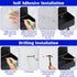 Afcabakila SUS304 Toilet Paper Holder with Shelf, Flushable Wipes Dispenser Fits for Bathroom Wipe Storage, Keep Your