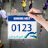 50 Pack Yarlung Race Bib Display Vinyl Protector Sheets, Clear Running Race Bib Holder Sleeves for Runners Players