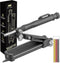 Multi-function Scribing Tool, Zinc Alloy Smart Scribe with Carpenter Pencil, Measuring Tool with Scale, Black