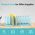 9-Section SUPEASY File Organizer Mesh Desk Organizer, Upright File Organizer Desktop Organizer File Sorter, File Folder