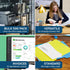 Summit 500 #10 #10 4 1/8 9 1/2, 500 Pack Blue Left Window Envelopes Self Seal -QuickBooks Invoices, Checks and Letter