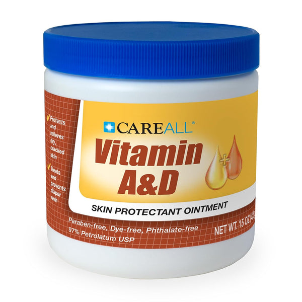 CareAll Vitamin A&D Ointment 15 oz. Helps Treat and Prevent Diaper Rash.