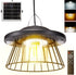 HULPPRE 3000lm Solar Light Indoor&Outdoor,Solar Shed Light Daytime or Night,Classic Metal with