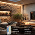 150 16.4Ft echosari LED Strip Lights Battery Operated Waterproof Strip Lights with Remote Timer Cuttable Light Strip