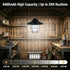 IP65 Sumaote Solar Shed Light Indoor Outdoor, Warm White & Cool White Pendant Light with Pull String, Waterproof Solar