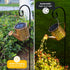 X-PREK Solar Garden Lights Outdoor Lanterns Decoration, Metal Solar Watering Can Lights Outdoor Waterproof, Small Patio