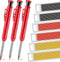 Outus Solid Carpenter Pencil for Construction, Long Nosed Deep Hole Mechanical Pencil Marker with Refills and Sharpener