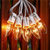 Minetom C9 Clear Christmas String Lights, 25FT 25 Blubs Bright & Warm