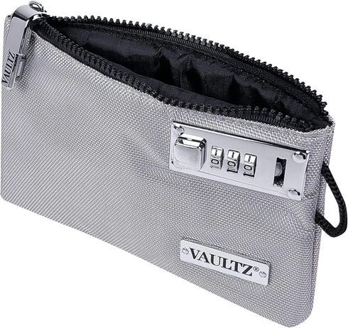 Vaultz Money Bag with Lock - 7 x 10 Inches, Locking Pouch for Cash, Bank Deposits, Wallet, Medicine, Phone, Credit