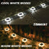 SIEDiNLAR Solar Deck Lights, Outdoor 2 Modes LED Dock Driveway Markers, Waterproof for Step Ground, 1 Pack (Cool