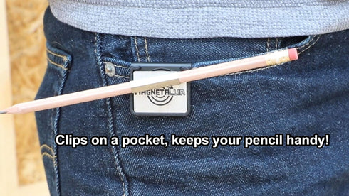 Magnetic Hat Clip Pencil Holder with Strong Magnetic Clip for Standard Pencils and Carpenter Pencils (1)