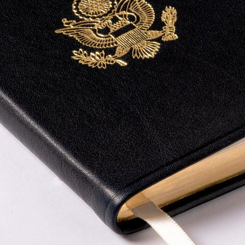 Graphic Image The United States Constitution and Related Documents, Genuine Leather Soft Cover, Pocket Size (Black)