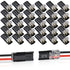 hongliang 30PCS Double Wire Plug in Connector,Pluggable Low Voltage Wire Connector with Locking