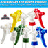 Leak-Free Chemical Resistant Spray Head 5 Pack, Industrial Spray Heads for Auto Detailing and Janitorial Supply