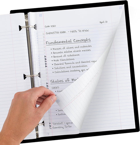 Five Star Loose Leaf Paper + Study App, 12 Pack, College Ruled Paper, 8-1/2" x 11", 80 Sheets per Pack